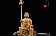 黄杨木与武陵石：地藏王菩萨的清供佛像