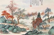 吴湖帆山水画：中国传统艺术的瑰宝