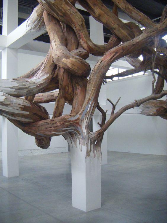一组脑洞大开的木雕作品欣赏